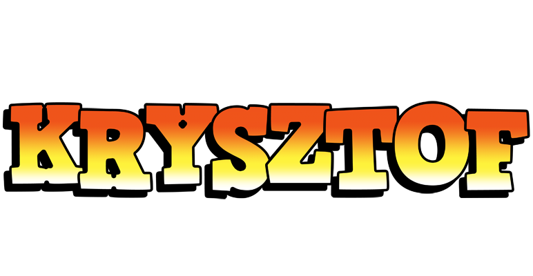 Krysztof sunset logo