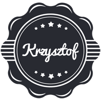 Krzysztof badge logo