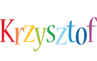 Krzysztof birthday logo