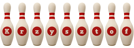 Krzysztof bowling-pin logo