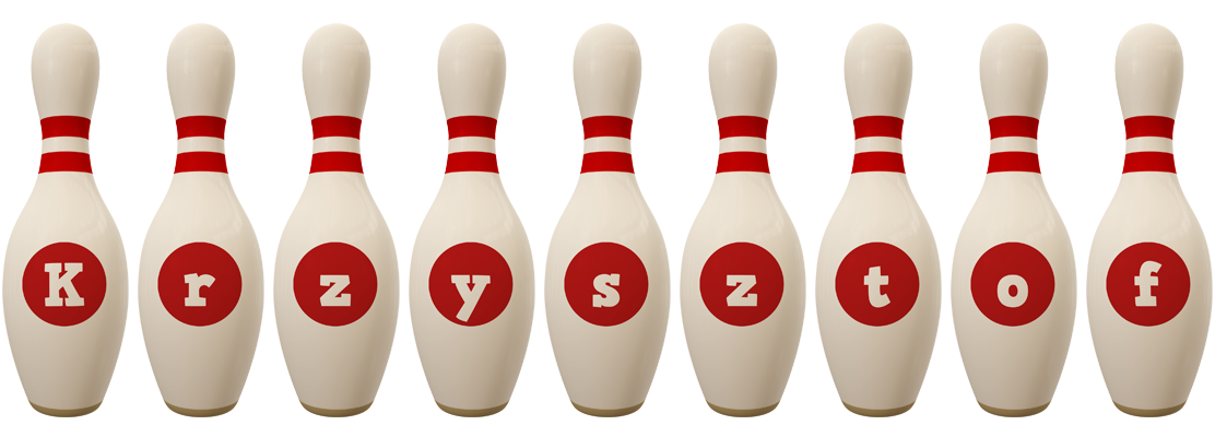 Krzysztof bowling-pin logo