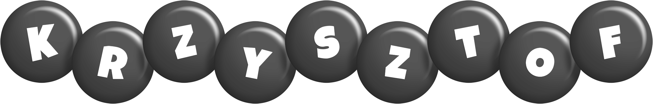 Krzysztof candy-black logo