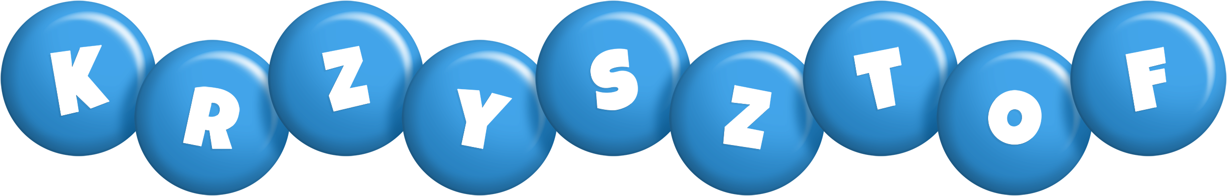 Krzysztof candy-blue logo