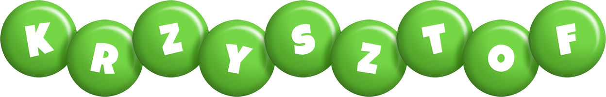 Krzysztof candy-green logo