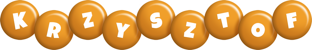 Krzysztof candy-orange logo