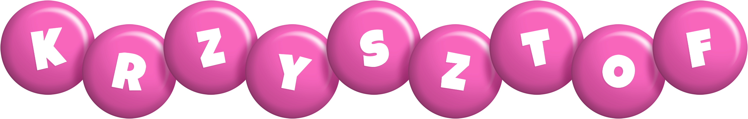 Krzysztof candy-pink logo