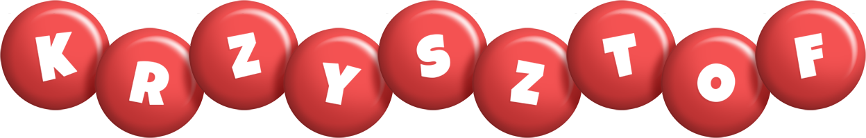 Krzysztof candy-red logo