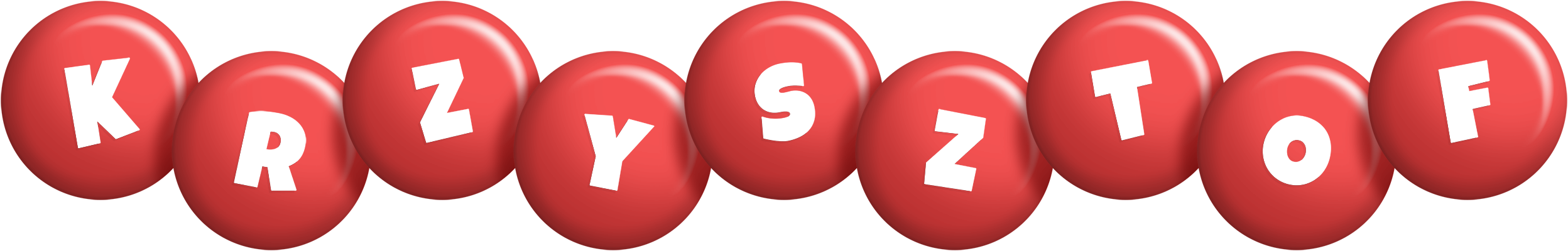 Krzysztof candy-red logo