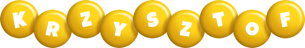 Krzysztof candy-yellow logo