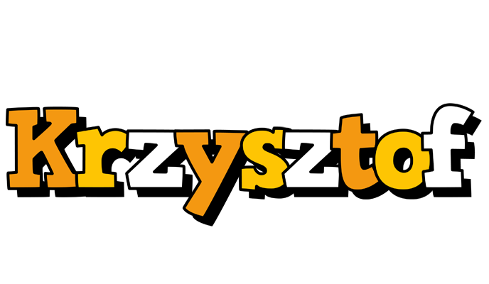 Krzysztof cartoon logo