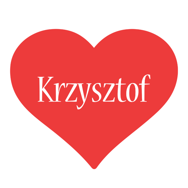 Krzysztof love logo