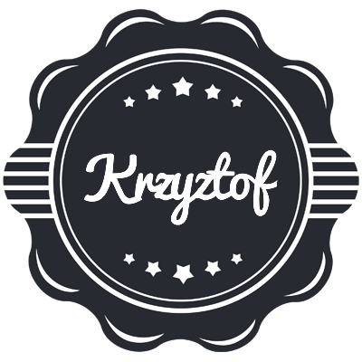 Krzyztof badge logo
