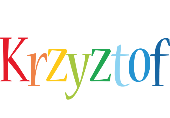 Krzyztof birthday logo