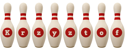 Krzyztof bowling-pin logo