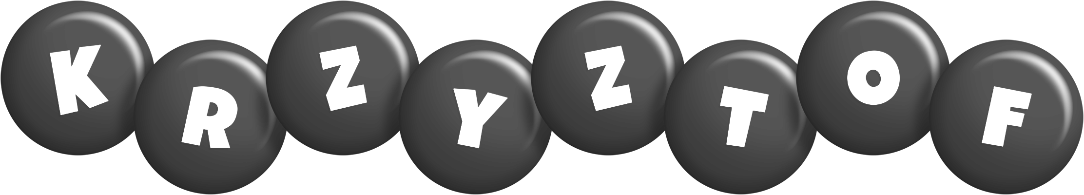 Krzyztof candy-black logo