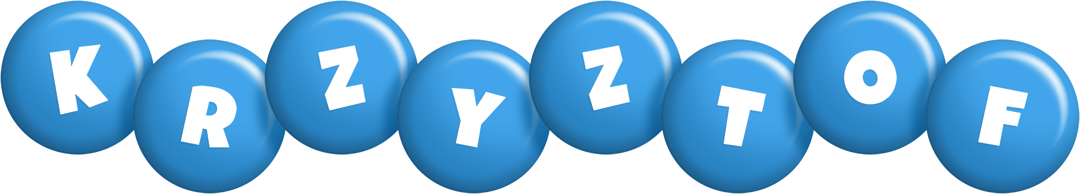 Krzyztof candy-blue logo