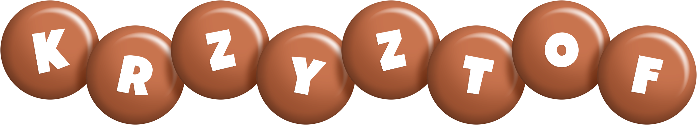 Krzyztof candy-brown logo