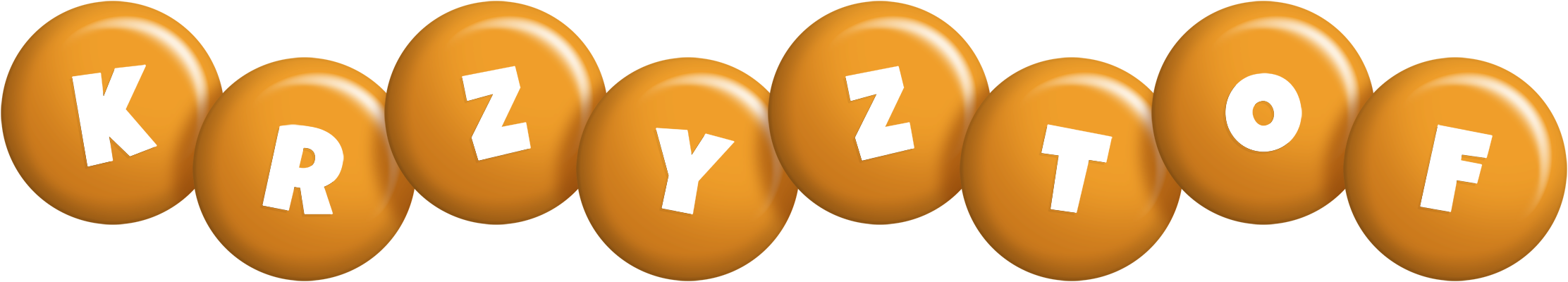 Krzyztof candy-orange logo