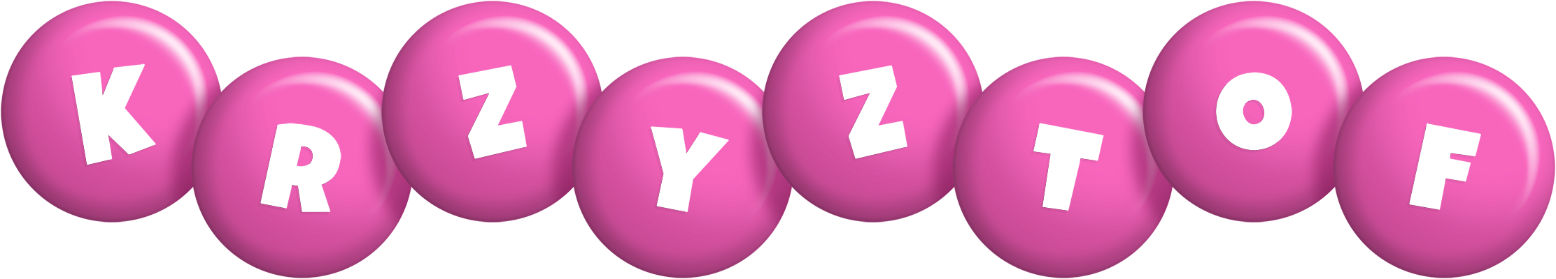 Krzyztof candy-pink logo
