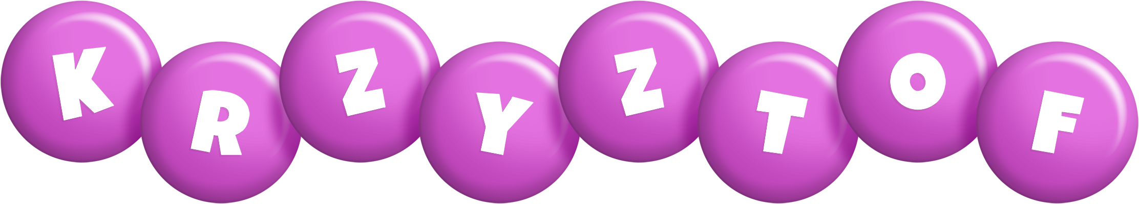 Krzyztof candy-purple logo