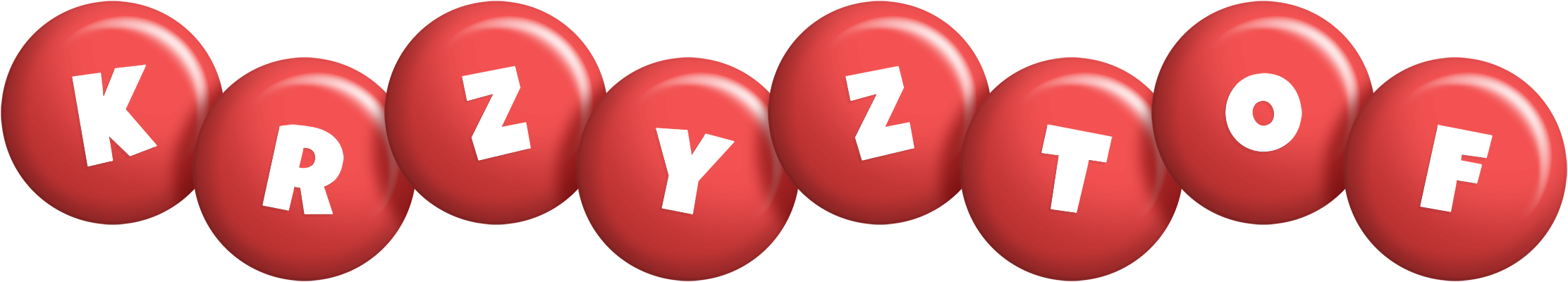 Krzyztof candy-red logo