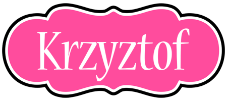 Krzyztof invitation logo