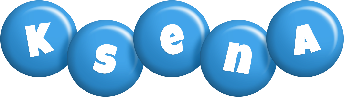 Ksena candy-blue logo