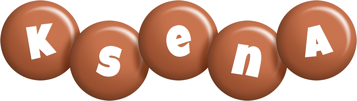 Ksena candy-brown logo