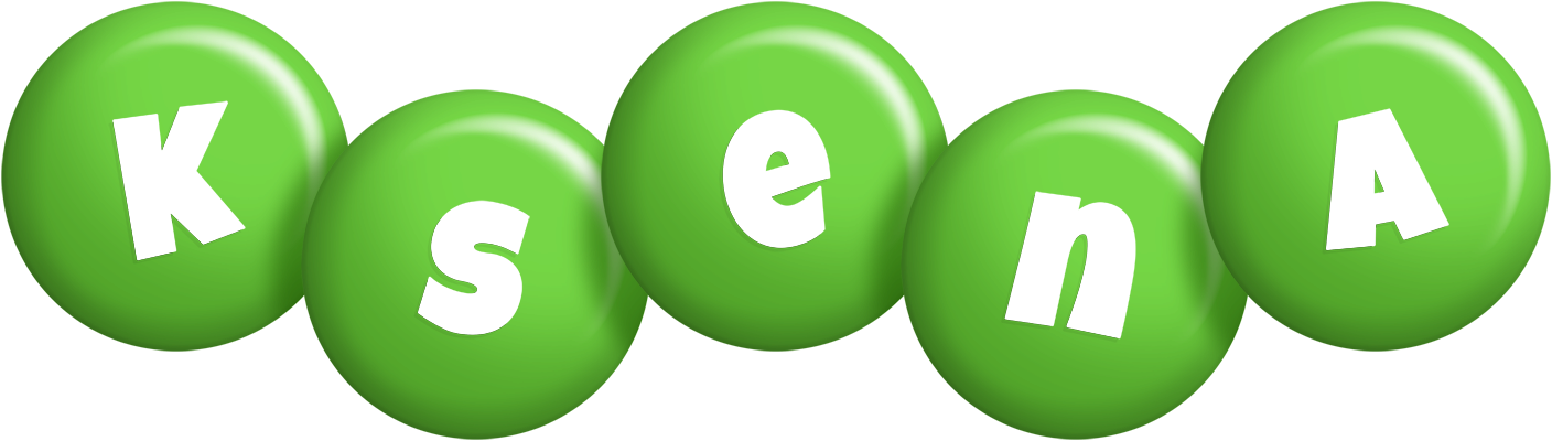 Ksena candy-green logo