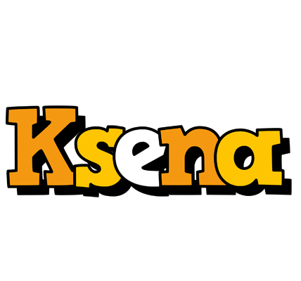 Ksena cartoon logo