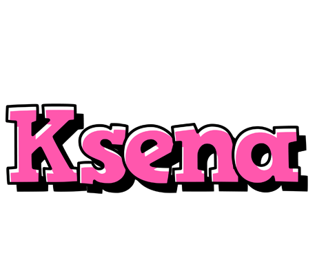 Ksena girlish logo