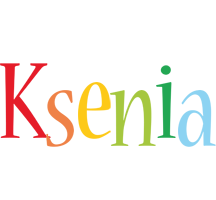 Ksenia birthday logo