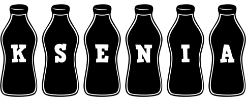 Ksenia bottle logo