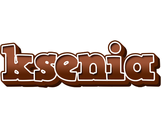 Ksenia brownie logo