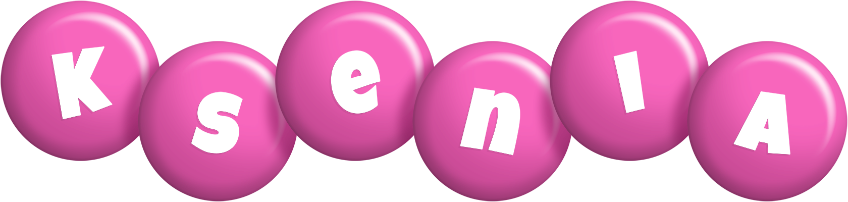 Ksenia candy-pink logo