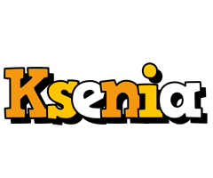 Ksenia cartoon logo