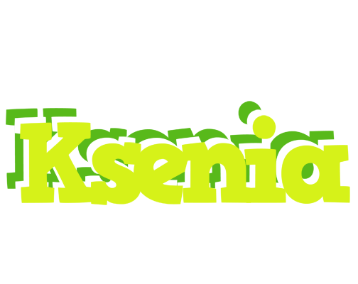 Ksenia citrus logo