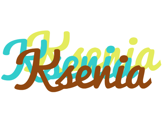 Ksenia cupcake logo