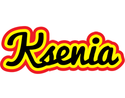 Ksenia flaming logo