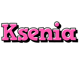 Ksenia girlish logo