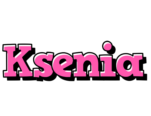 Ksenia girlish logo