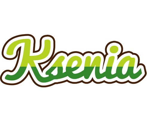 Ksenia golfing logo
