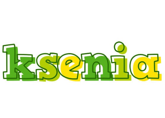 Ksenia juice logo
