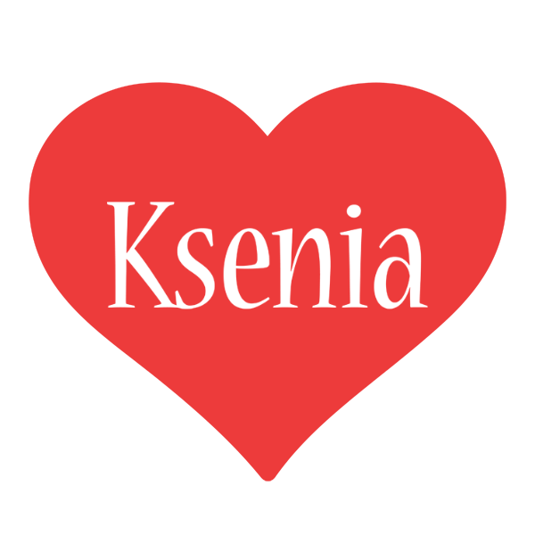 Ksenia love logo