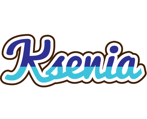 Ksenia raining logo