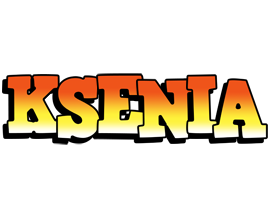 Ksenia sunset logo