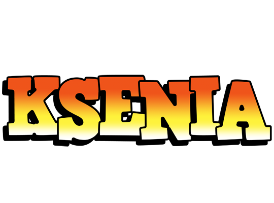 Ksenia sunset logo