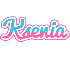 Ksenia woman logo