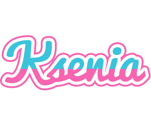 Ksenia woman logo