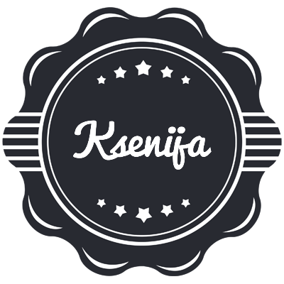 Ksenija badge logo